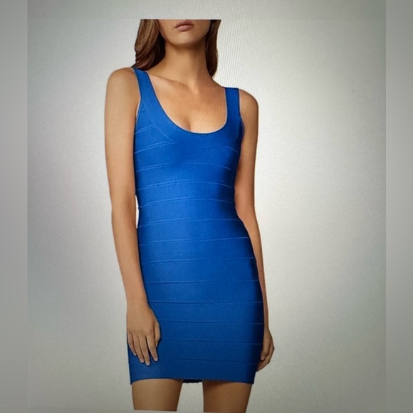 NWT Herve Lehrer Bandage Bodycon Dress - Picture 1 of 9